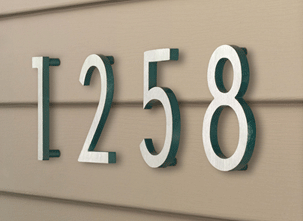 Individual House Numbers