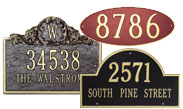 Whitehall Metal Address Signs