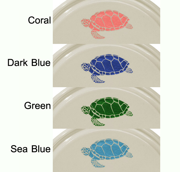 sea life ceramic color chart