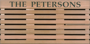 Personalized Cedar Doormat