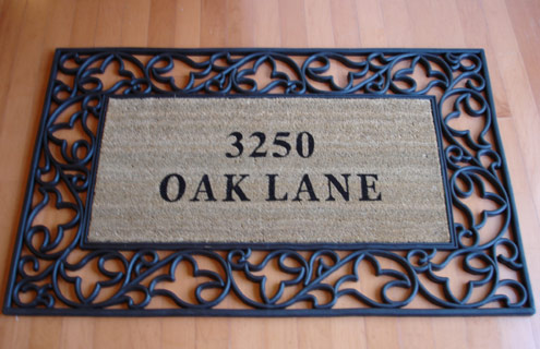 Personalized Rubber-backed Coir Doormats