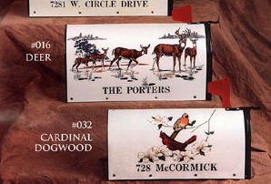 Personalized Bacova Mailboxes
