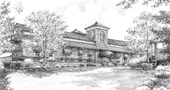 Commercial Building Sketch Detail