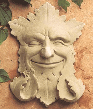 Hand-cast Cement  - Garden Smile