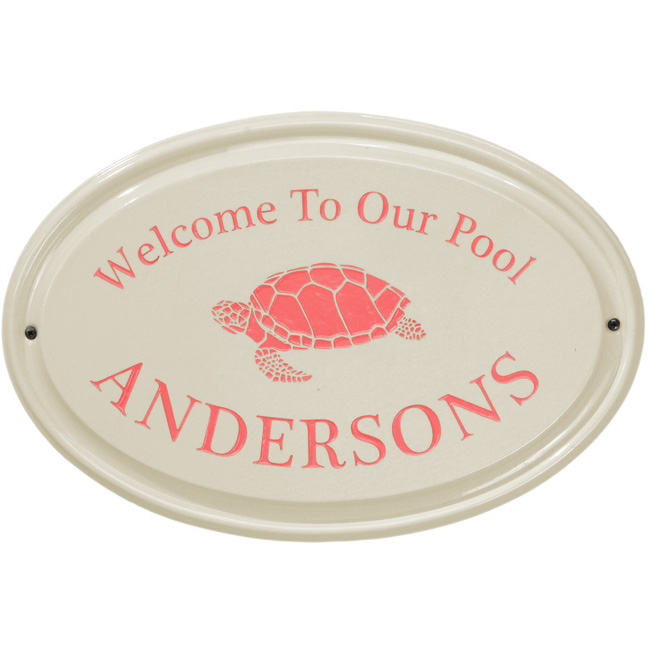 Turtle Oval Plaque