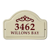 Classic Scroll Arch Plaque