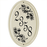 Dogwood Oval Vertical Plaque