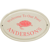 Turtle Oval Plaque