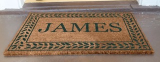 Custom door mat with rubber backing-02