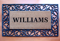 Personalized Rubber-border Coir Door Mats