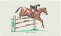 Jumping Horse